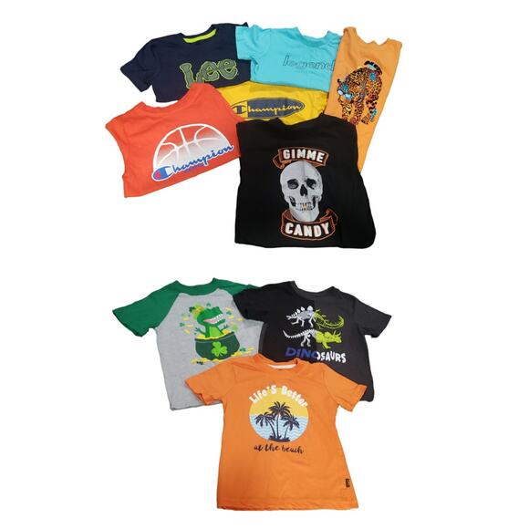 Lee / Champion / Brooklyn & Mix Brands Short Sleeved & Tank Top Shirts | Size 4T - Picture 1 of 5